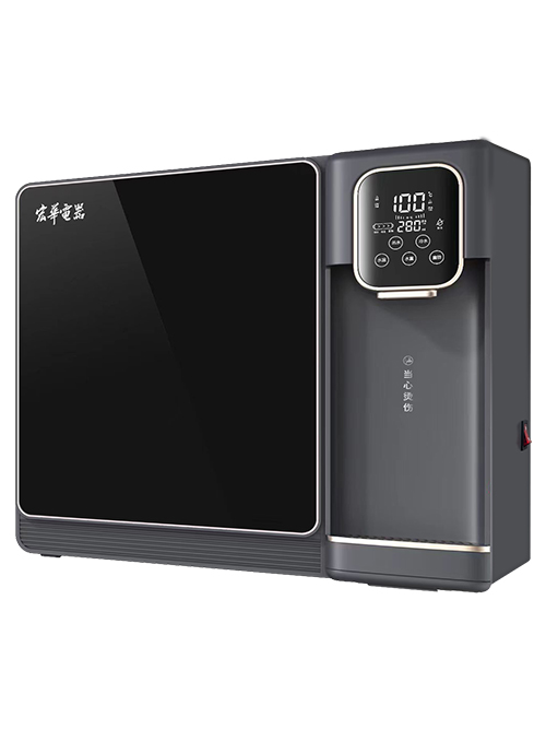 多溫即熱凈飲一體機反滲透直飲機壁掛式凈化速熱全自動宏華小黑方